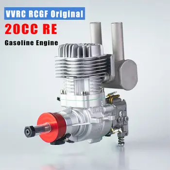 新款 V2 VVRC RCGF 20cc 後排氣管汽油/汽油發動機,適用於遙控飛機,20cc RE 汽油模型發動機,適用於遙控飛機 8 最佳銷售 汽油遙控車 - №3