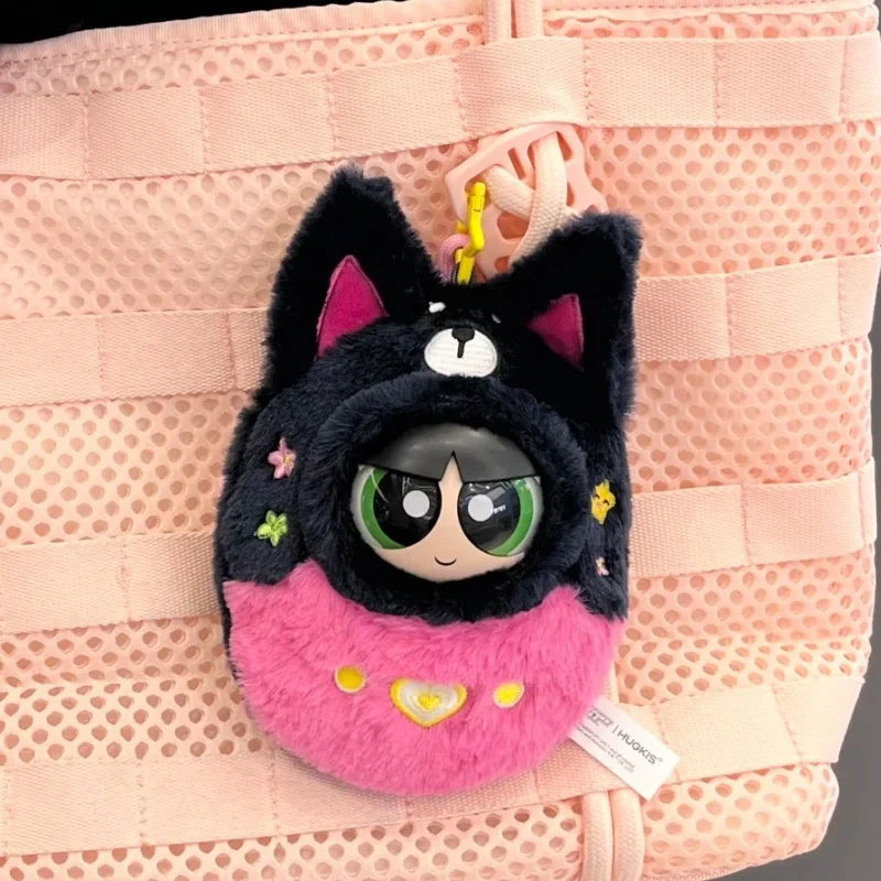 

Подлинная в наличии серия подвесок для девочек Powerpuff, слепая коробка, съемная гарнитура, милый орнамент, подарки-сюрпризы для девочек на день рождения