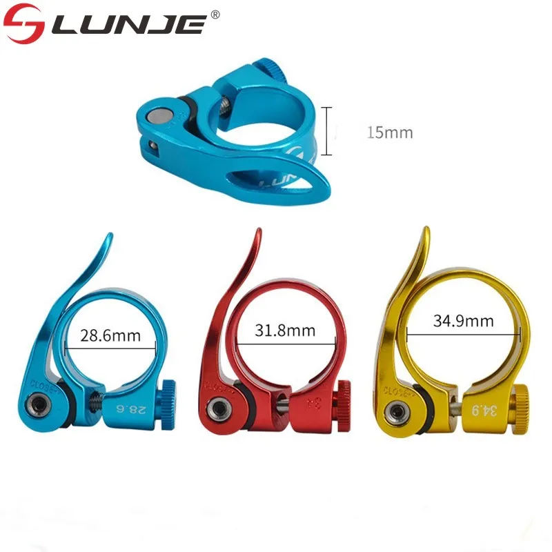 

Aluminum Alloy Bicycle Seatpost Clamp Seat Tube Clamp MTB Bike Seat Tube Clip Bike Parts Bike Saddle Seat Clamp 28.6/31.8/34.9mm