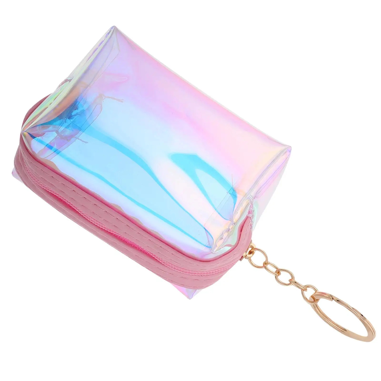 

Coin Purse Keychain Mini Cute Small Bag Clear Backpack Girl Heart Transparent Pouch
