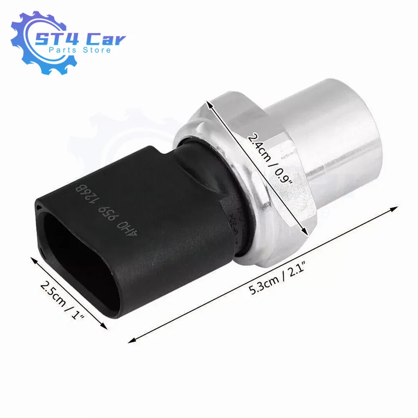 

3Pins-OE 4H0959126B A/C Air Conditioning Pressure Switch Sensor For VW Audi A3 A4 A5 A6 A7 A8L Q5 R8 Golf Touareg Leon