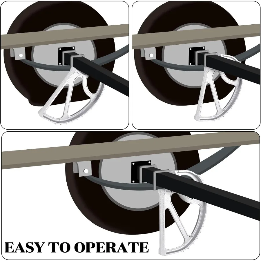 Dongkrak Gisafai Easy Lift untuk Trailer Kapal, Dongkrak untuk Kendaraan Satu As dengan Kapasitas Tugas Berat, Ideal untuk Mengangkat Mobil dan Sepeda Motor