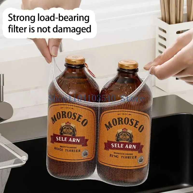 

02DC Sink Drain Filter With Large Capacity Removable Mesh Bag For Quick Scraps Disposal Vegetable Fruit Draining Use