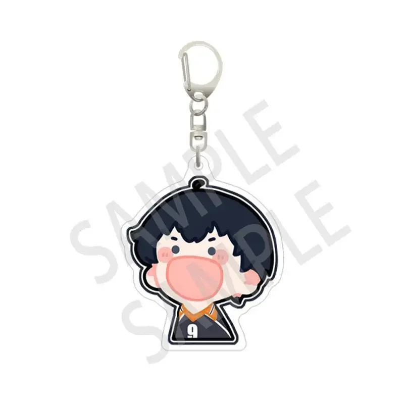 Animation Derivatives Key Chain Laminated Acrylic Style Hinata Shoyo Tobio Kageyama Daichi Sawamura Delicate Gift for Friend