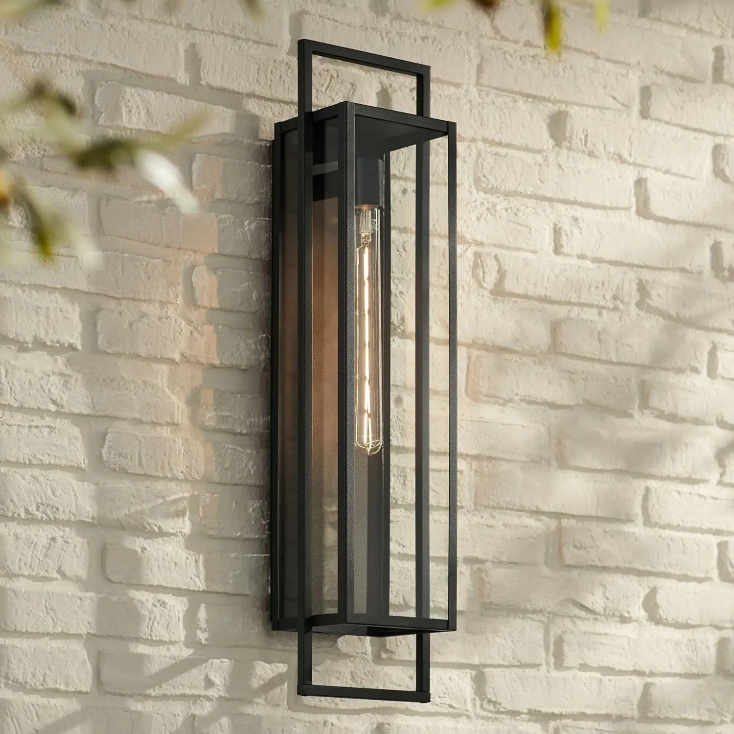 

Jericho 28" High Modern Farmhouse Rustic Outdoor Wall Light Fixture Mount Porch House Exterior Outside Lante