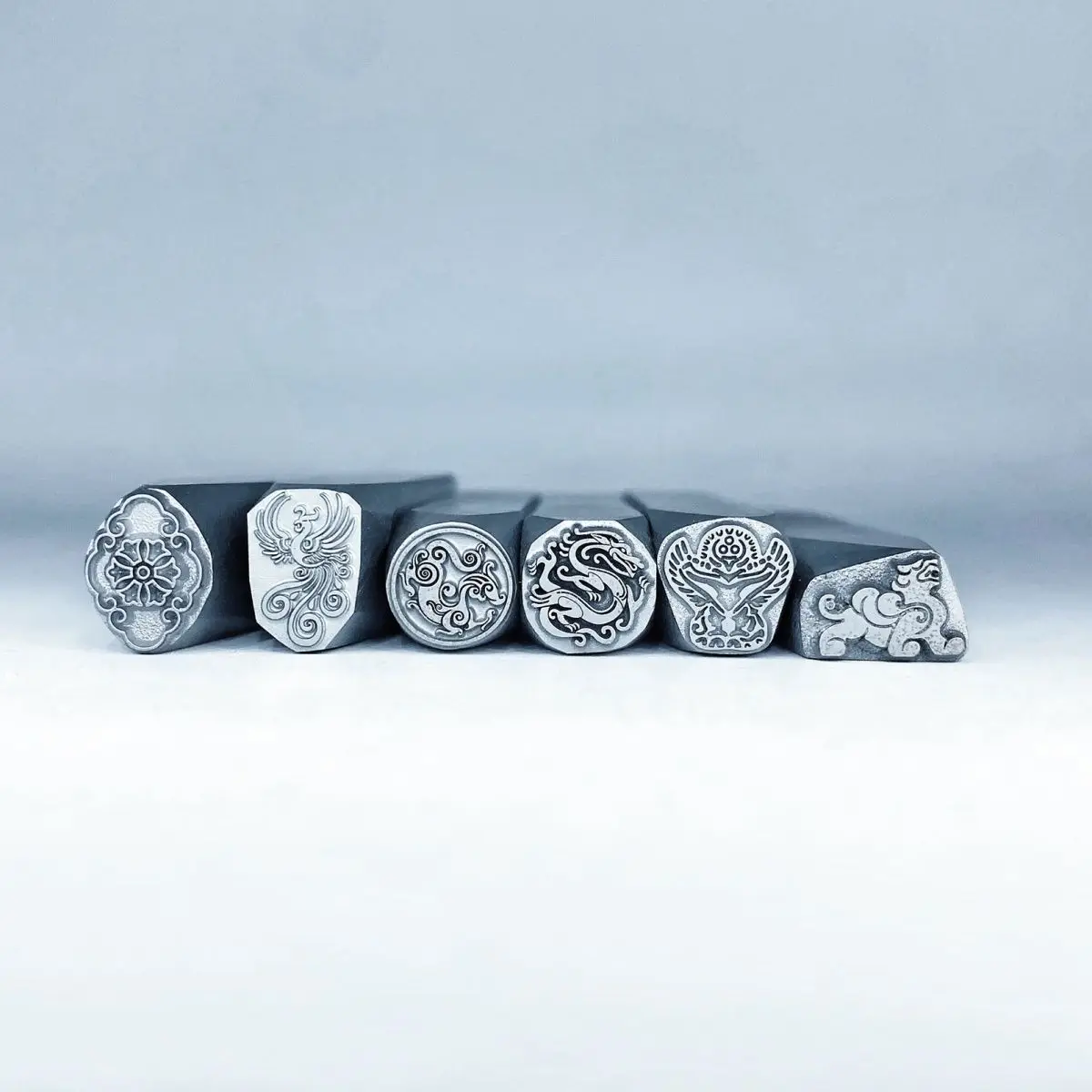 Jewelry Stamps, Bracelets, Rings, Engraving Dies, Auspicious Animal Patterns, Steel Stamps, Gold-Making Tools