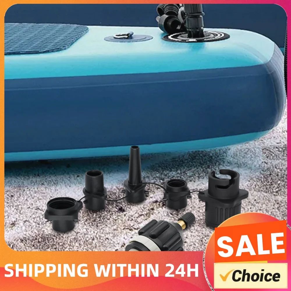 Air Valve Conversion Head with Air Nozzles Paddleboard Pump Adapter for Inflatable Boat Stand-Up Paddleboard Bed