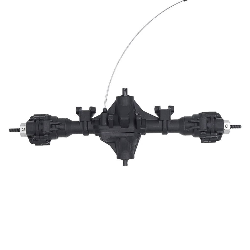 RCGOFOLLOW Plastic CNC Front Axle For 1/10 Rc Front Axle TRX4 TRX6 6WD RC Car Part RC Car Accessories Black