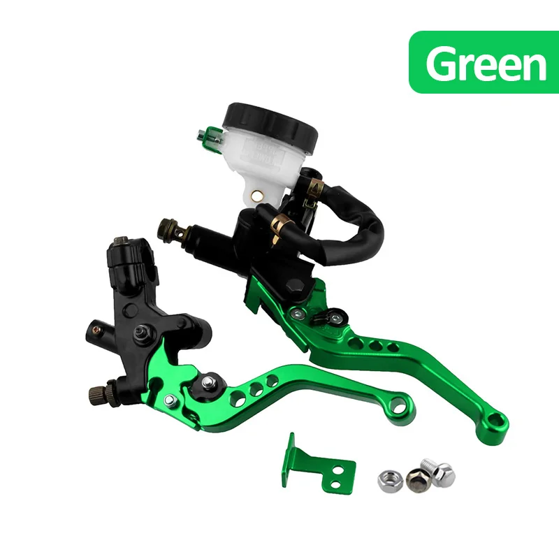 العالمي 7/8 "22 مللي متر دراجة نارية مخلب الفرامل أسطوانة رئيسية خزان عتلات عدة خزان السوائل مجموعة الألومنيوم المقود