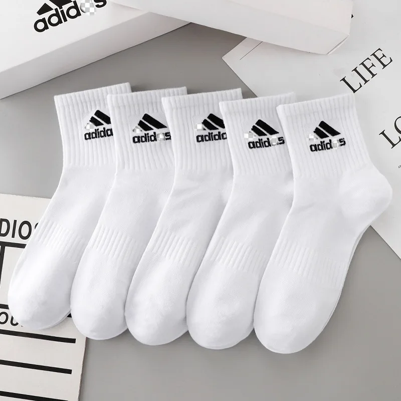 Cotton Sports Pop-socks Trendy Brand Men Women\'s Mid-high Socks Short Long Socks Gift Box Decorated