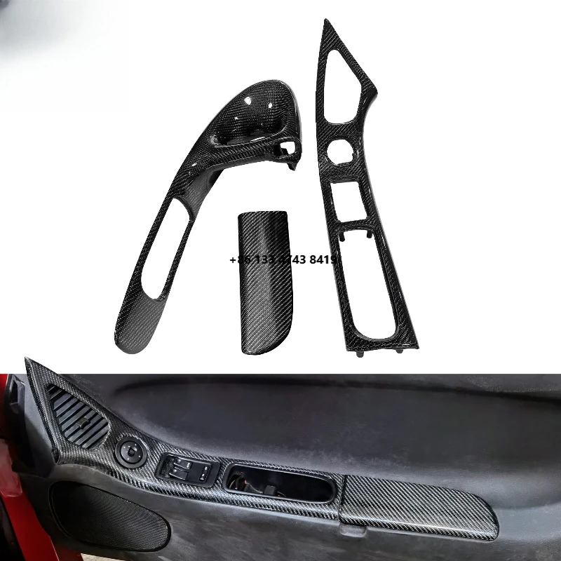 

For 1992-1997 RX7 FD3S RHD Interior Door Handle Replacement (Pair) Carbon Fiber