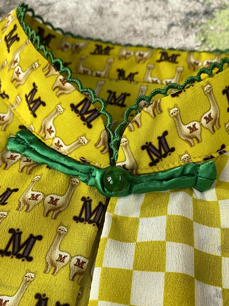 

Silk Floral Print ort Sve irt Women's Faion Commute Sle Stand Collar Button up Traditional Patchwork Hollow out