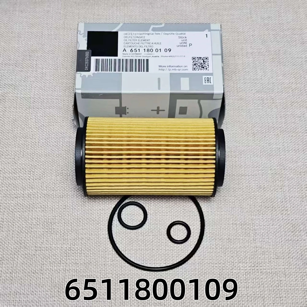 

Oil Filter A6511800109 For A B C E CLS CLA GLK M S SLK CLASS X204 W166 W221 W212 W204 W176 W246 VIANO VITO 6511800109
