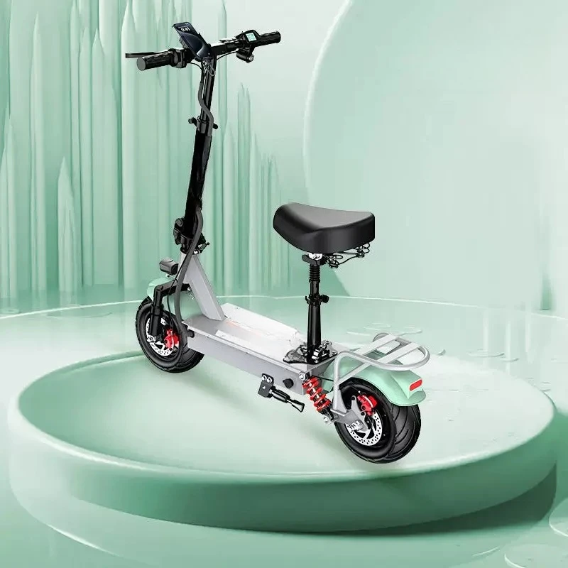 Folding electric scooter, two-wheeled electric vehicle, small car driving, adult portable battery car