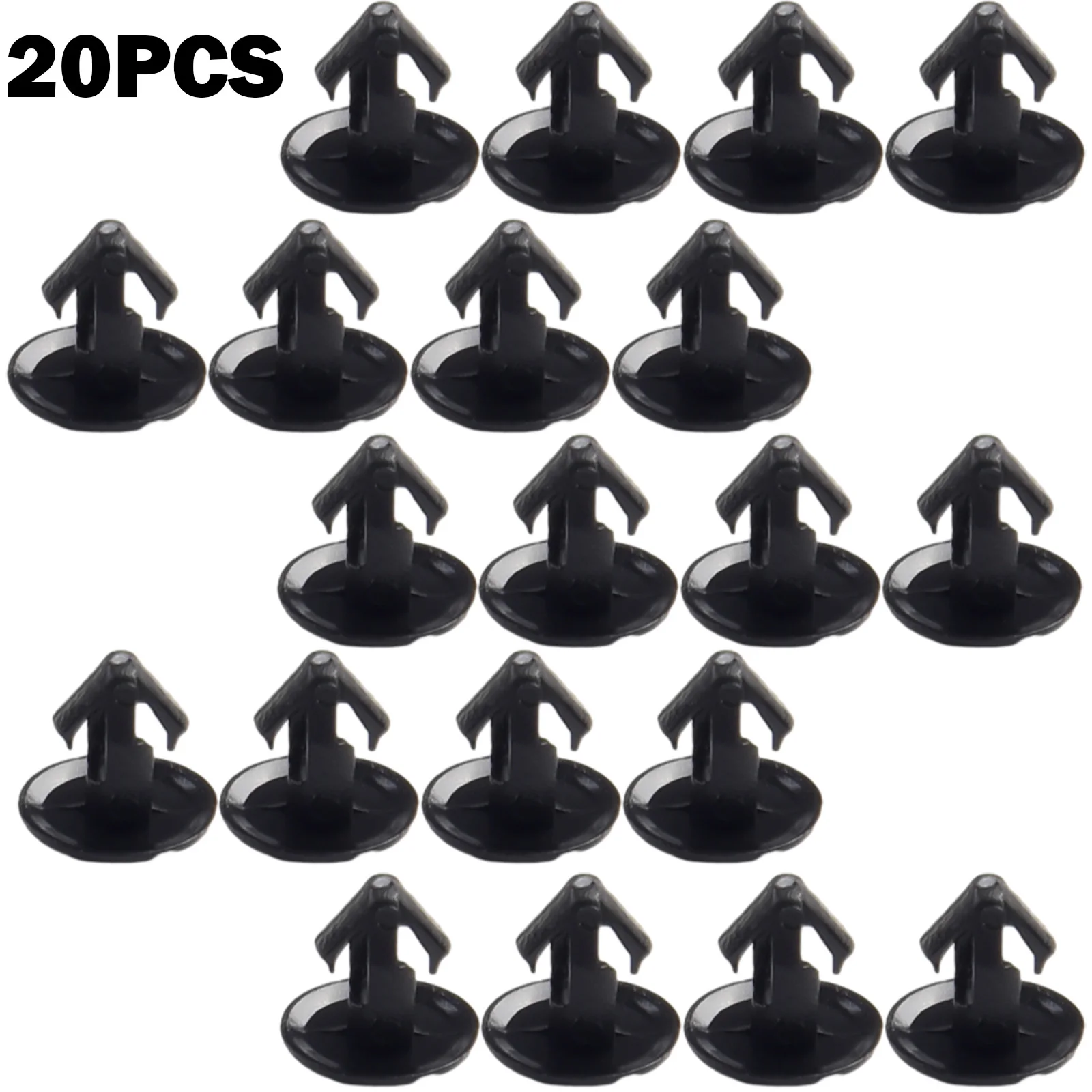 20pcs/set Car Rear Door Upper Weatherstrip Nylon Clip 88085089922 For Infiniti QX50 EX35 For Qashqai J10 J11 X-Trail T31 T32