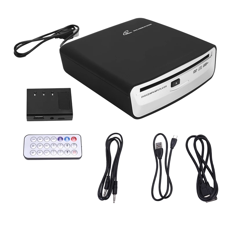 Car External Stereo Radio Dish Box CD/DVD Player USB Interface With AUX Box For Android Player Radio Accessories