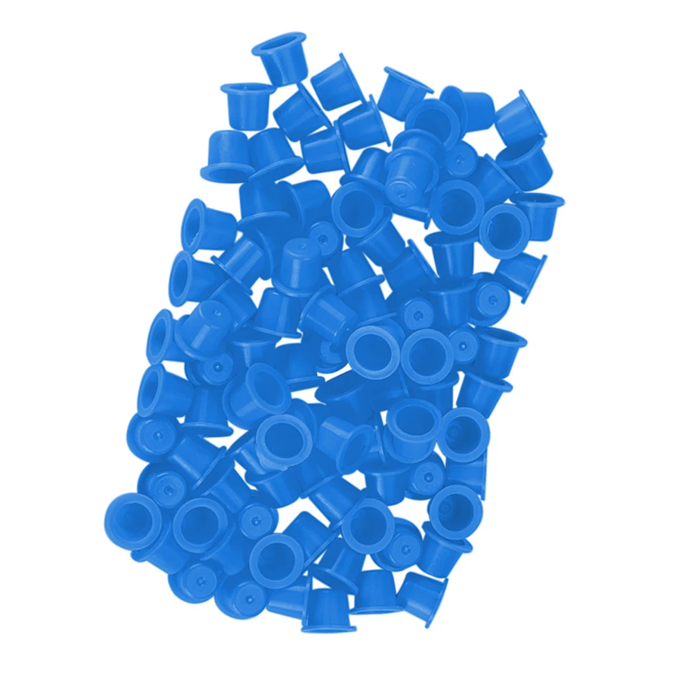 

500 шт., чашки с пигментными чернилами, одноразовые прозрачные контейнеры для татуировки бровей, макияжа, принадлежности для ресниц, набор пигментных чашек