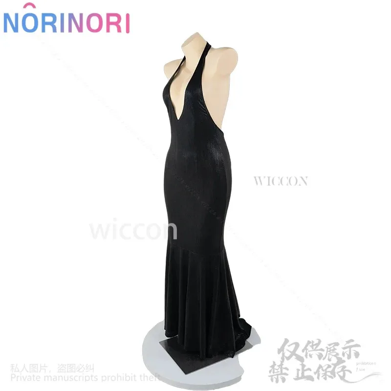 

COSda@Anime Game Nikke Little Cosplay Mermaid 2.5th Anniversary Costume Deep V Halter Backless Sexy Dress Elegant Evening Party