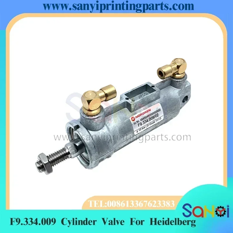 Válvula de cilindro de la mejor calidad F9.334.009 para Heidelberg SM52 PM52 SM74 CD74 SM102 CD102 XL105 pieza de máquina de impresión