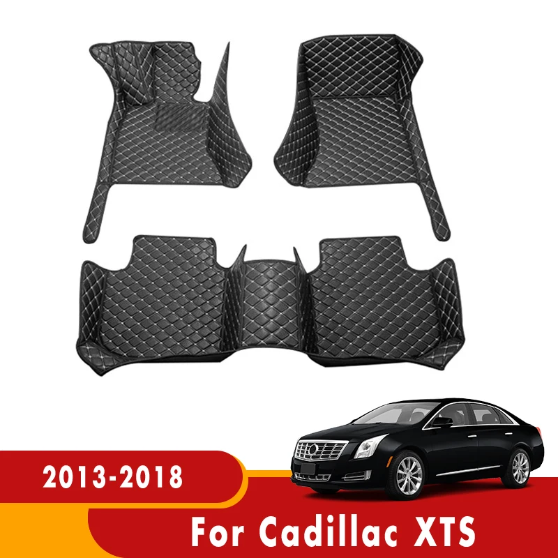 

For Cadillac XTS 2018 2017 2016 2015 2014 2013 Car Floor Mats Carpets Rugs Auto Interiors Waterproof Foot Pads Automobiles