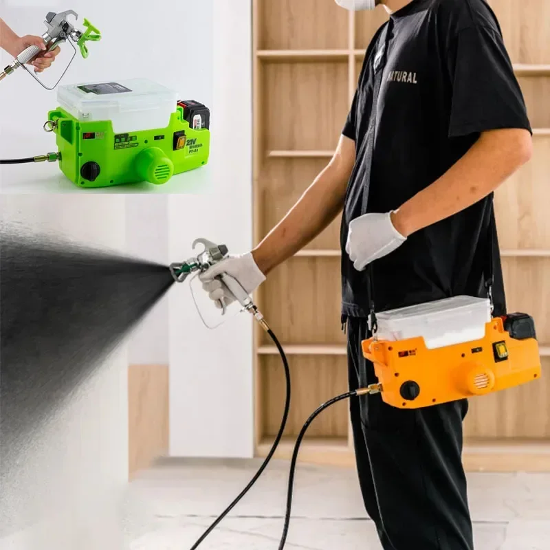 

-Pulvérisateur Professionnel Sans Air, Batterie Au Lithium, Haute Tension, Sac À Dos