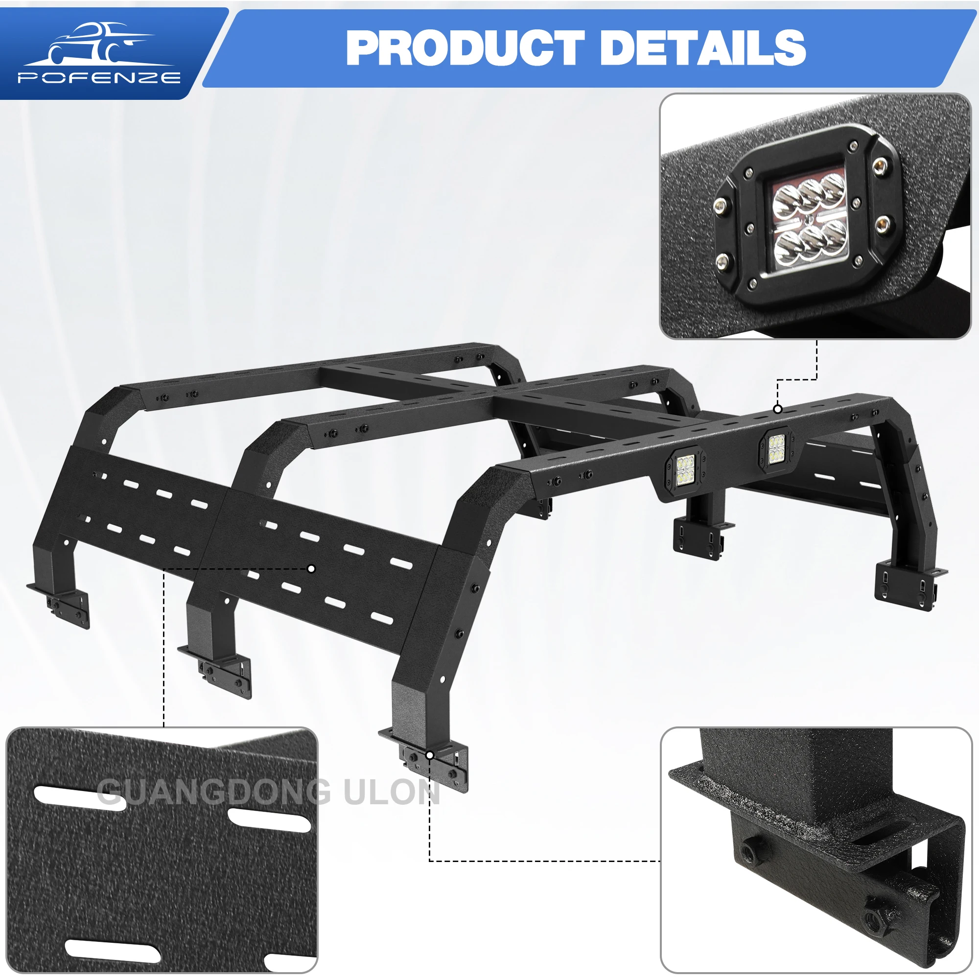 Camion Bed Rack Off Road Pickup ricambio Auto per Ford F-150 Chevy Silverado GMC Dodge Ram Toyota Tundra Hilux Tacoma