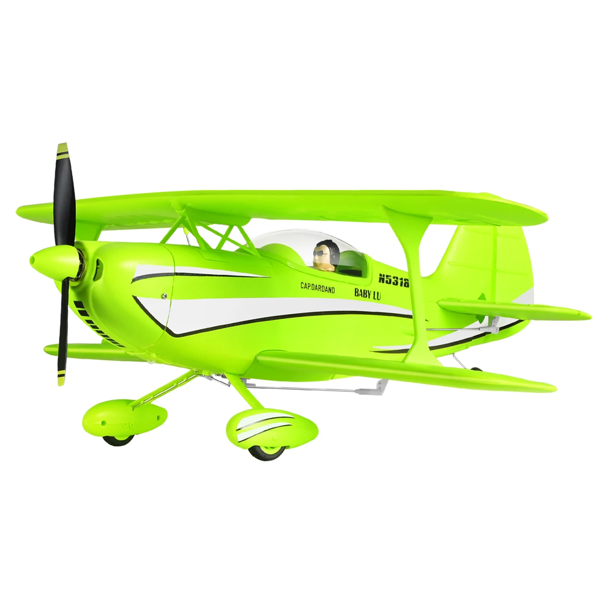 A310 Quadcopter RC Airplane 3D/6G Beech D17S Biplane High Simulation Brushless Motor for Boys Real Machine Portrait Gift Toy