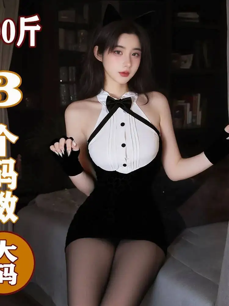 100kg Sexy Leopard Print Bodycon Backless Slim Short Dress Elegant For Women Erotic Uniform Tank Mini Dress Sexy Women RCU8