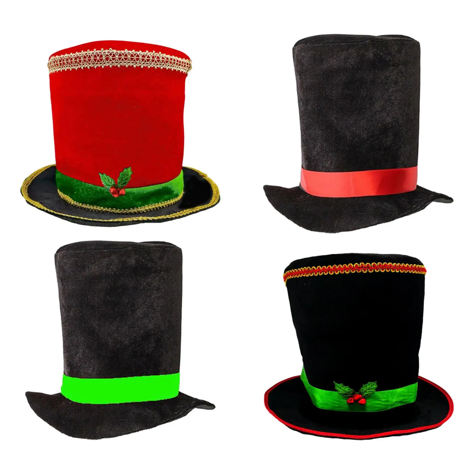 Ringmaster Top Hat Soft Magician Hat for Festival Family Gatherings Celebrations