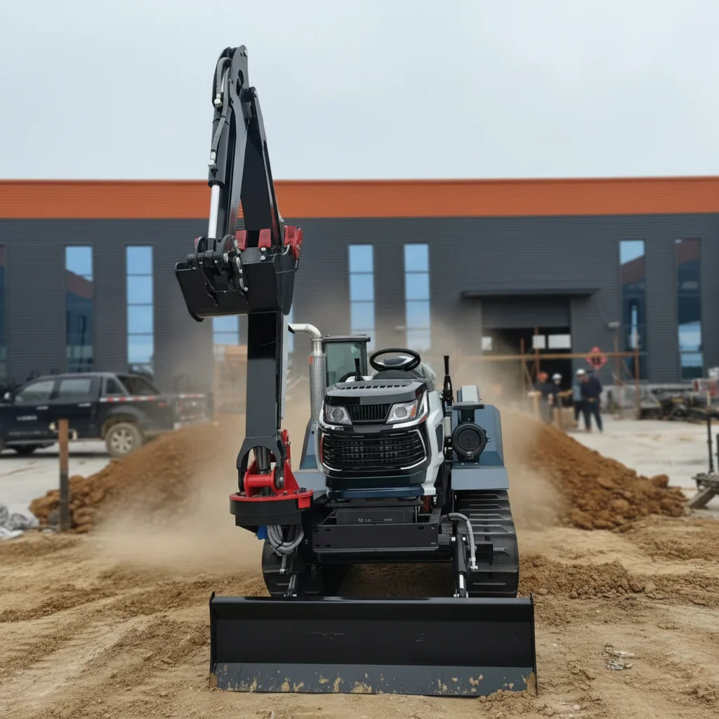 

Мини-трактор 35 л.с., соответствующий стандартам EPA, с фронтальным погрузчиком, водонепроницаемый, с различными насадками для фермы и сада, быстрая доставка