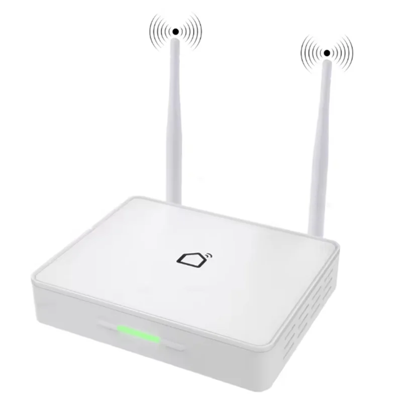 A99E-RJ45 Gateway Tuya Zigbee 3.0 Smart Home Hub Modalitàrm moderno con segnale migliorato Funziona a tutti i piani tramite l'APP Smart Life