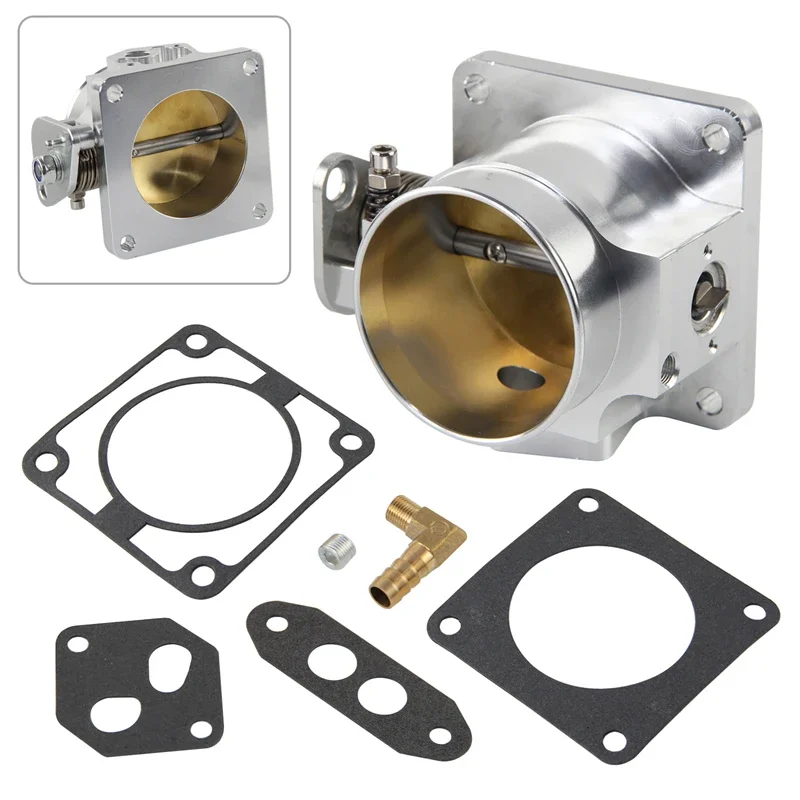 

Performance Billet CNC Throttle Body 75mm 2.95" For Ford Mustang 86-93 GT Cobra LX 5.0L V8 Engine High Flow Aluminum SR/BK