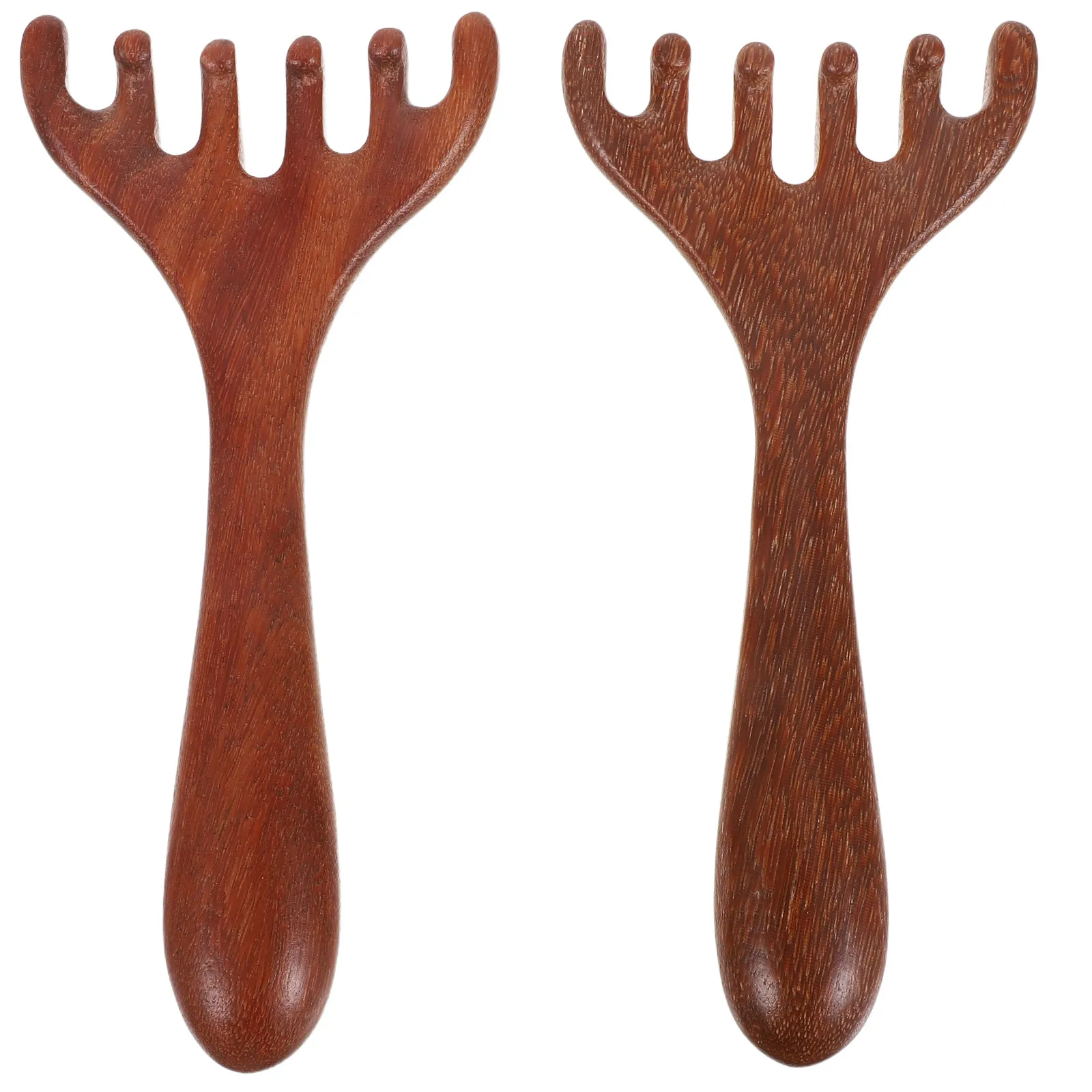 

2 шт. деревянных массажера для кожи головы для расслабления, стимуляции акупунктурных точек, расческа Гуаша, инструмент для массажа лица и волос, ручной скрабер