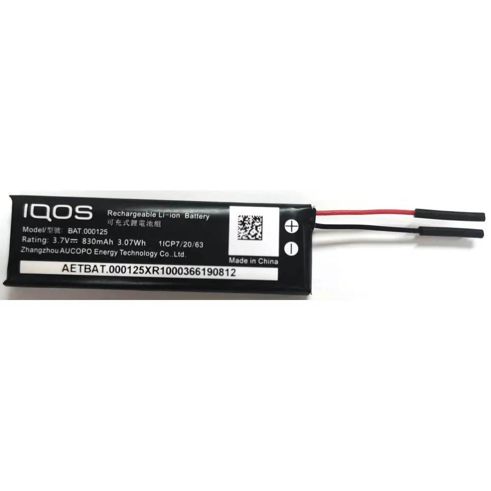 

New Original IQOS BAT-000125 Battery 3.7V 830mAh 1ICP7/20/63