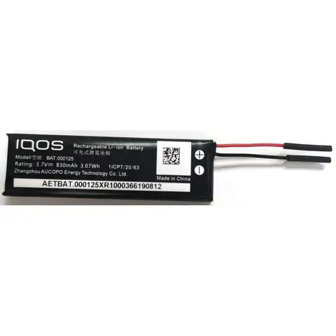 IQOS BAT 000125 배터리, 3.7V, 830mAh, 1ICP7, 20/63, 신제품