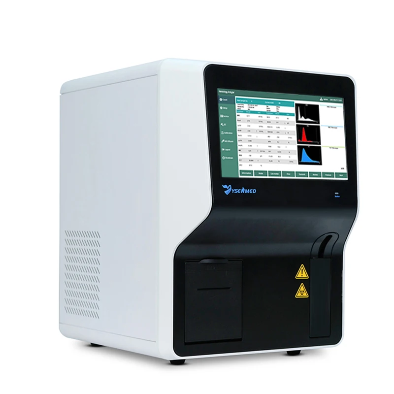 Clinical Analytical Instruments full auto Open hematology reagents 3 or 5 Diff blood testing equipments  analyzer