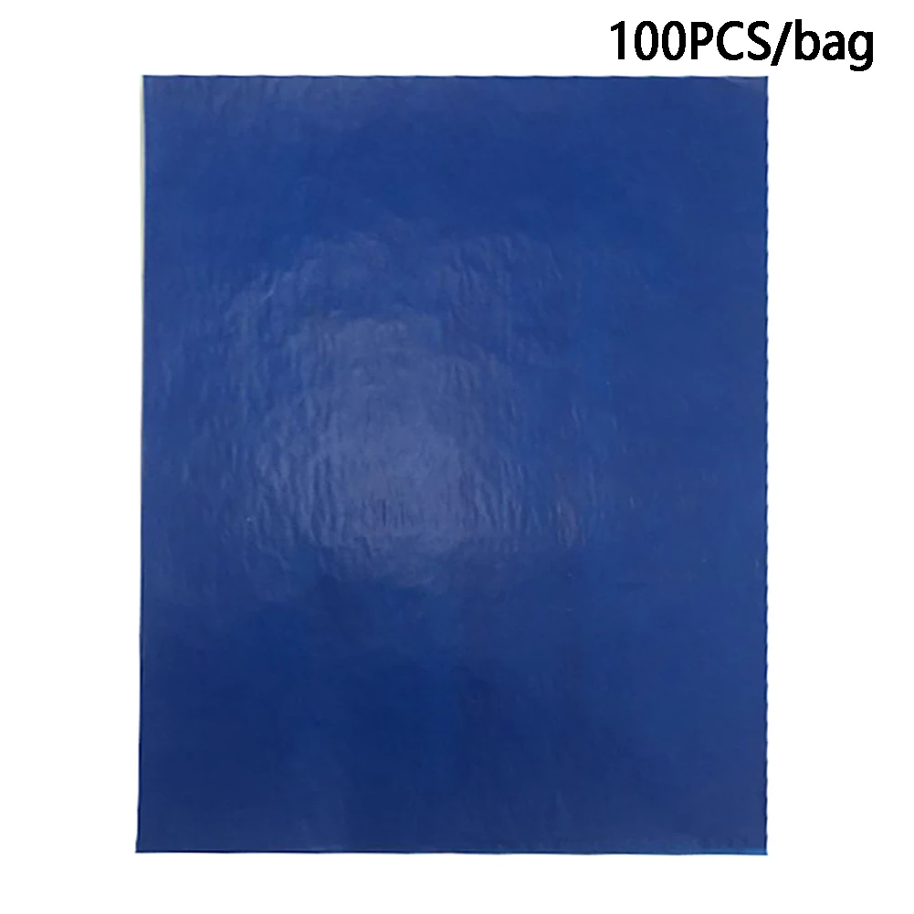 100pcs Transfer One Side Tracing Copy Home Office Colorful Carbon Paper Fabric Drawing A4 DIY Handmade Cloth Craft Embroidery