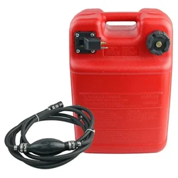 Boat Outboard Fuel Tank Oil with Yamaha Connector Fuel Hose Box for Boats Yacht Engine 24L