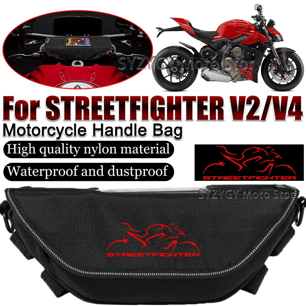 

For Ducati streetfighter v2 v4 Motorcycle handlebar bag rider bag waterproof and dustproof motorcycle bag riding bag