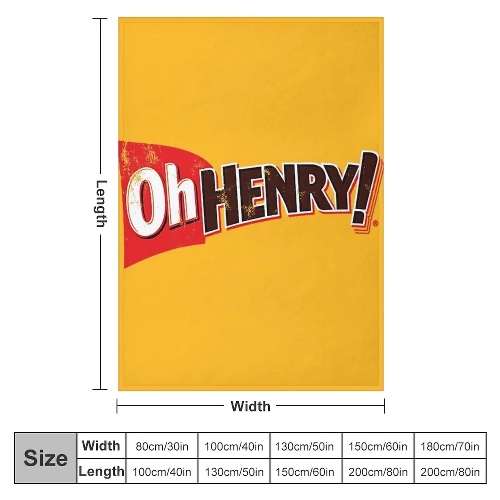 Oh Henry T-Shirt Throw Blanket Blankets For Baby Loose Blanket