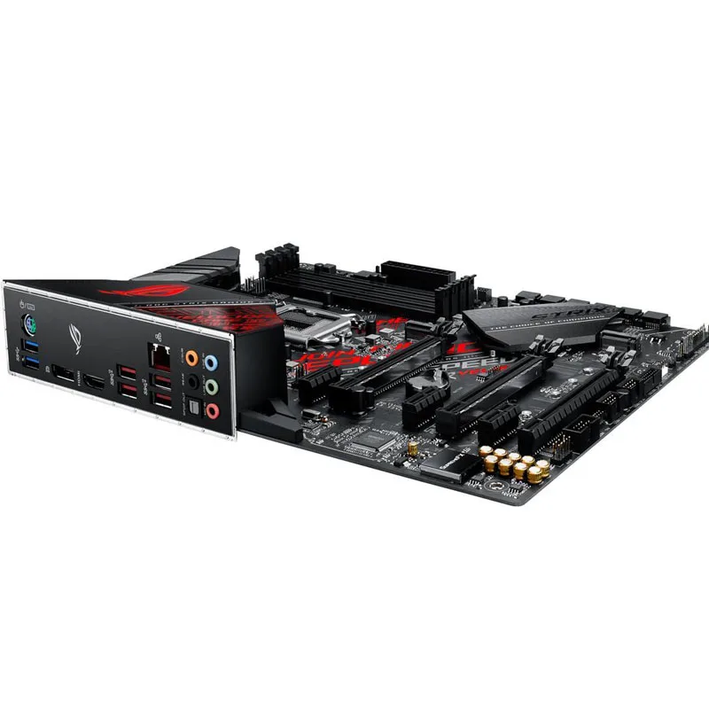 ASUS-ROG Placa-mãe de jogos, Strix Z390-H, Intel 8ª e 9ª geração, ATX DDR4 DP HDMI, M.2 USB 3.1, LAN Gigabit Gen2, LGA1151