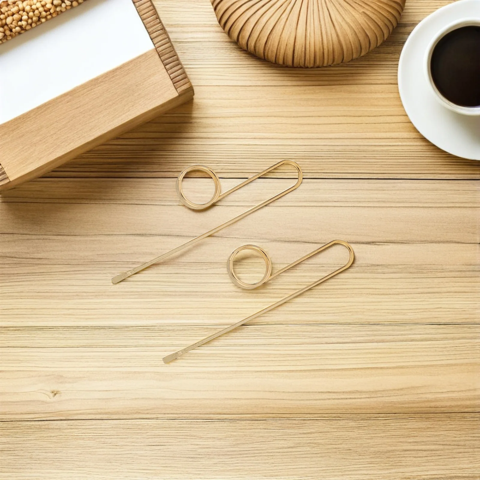 

2Pcs Metal Book Ring Holder Ergonomic Ring Page Holder Finger Bookmark Vintage Style Reading Accessories for Students Teachers