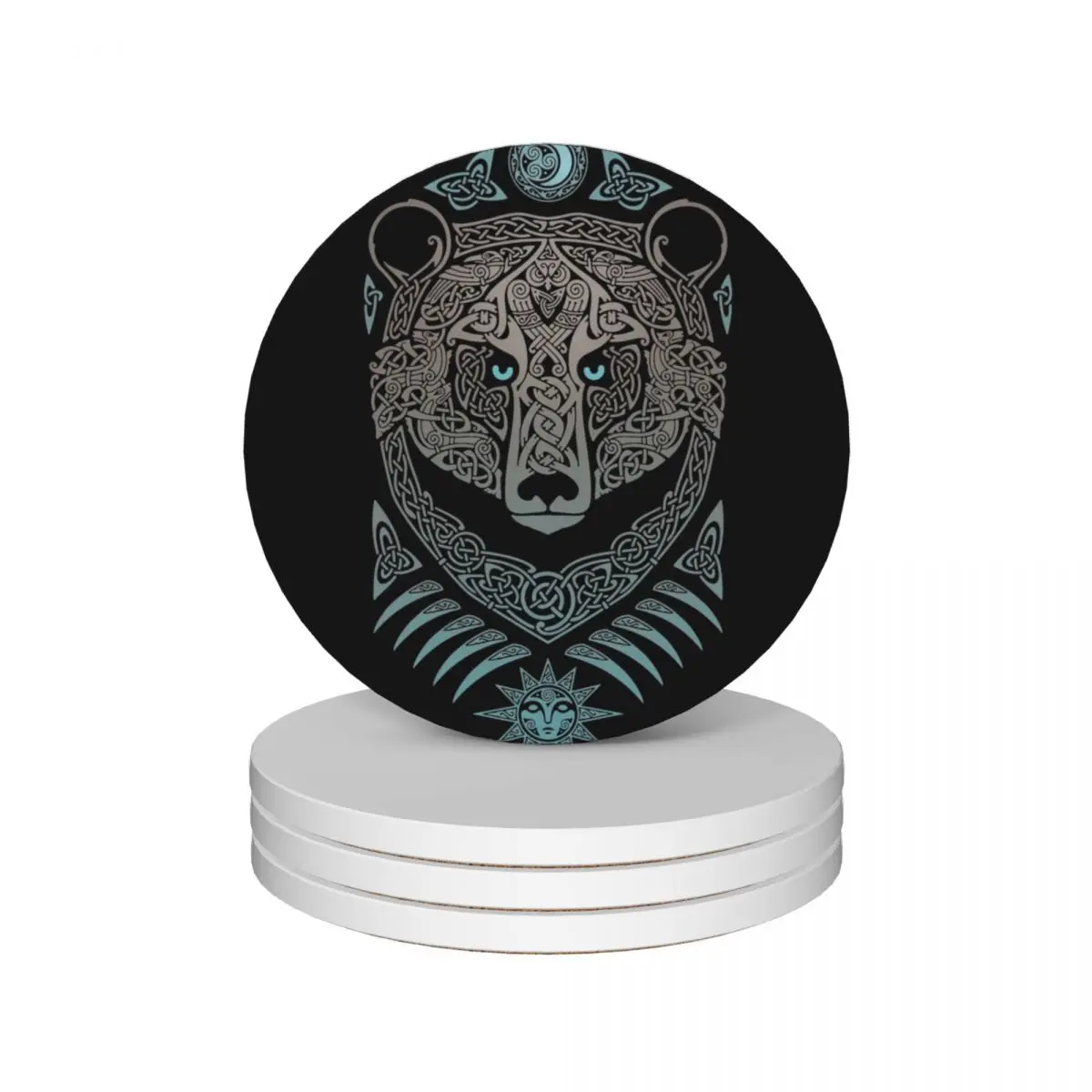 

FOREST LORD Ceramic Coasters (Set of 4) Tea cups ceramic stand for coffee mugs Coasters