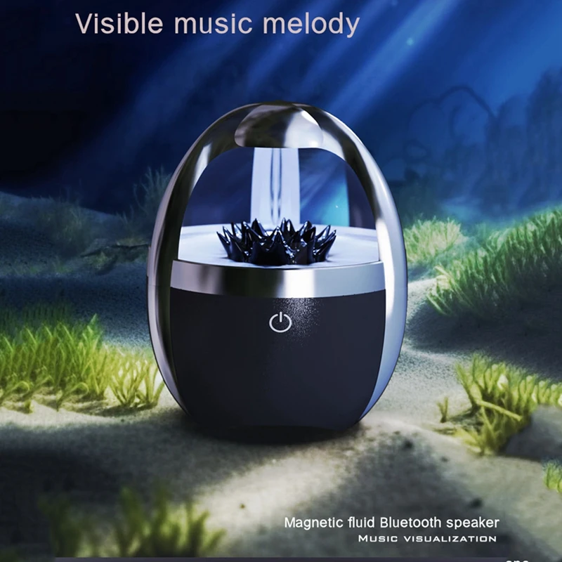 

New Magnetic Fluid Speaker Bluetooth 5.0 with Music Rhythm Visuals HIFI Sound Quality Wireless Speaker