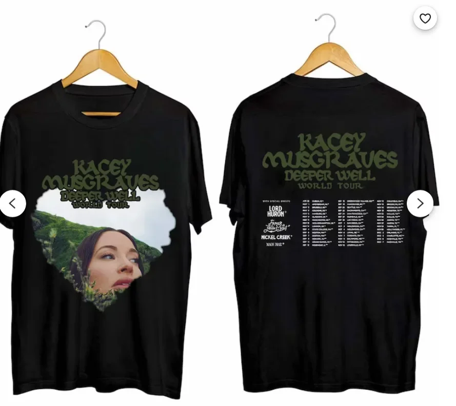 Kacey Musgraves - Deeper Well World Tour 2024 Shirt, Kacey Musgraves Fan Shirt,