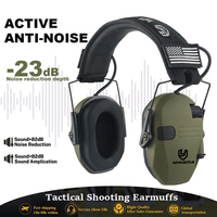 Original Military Tactical Electronic Shooting Earmuffs Outdoor Hunting Sound Pickup Noise Reduction Protection Hearing Headset