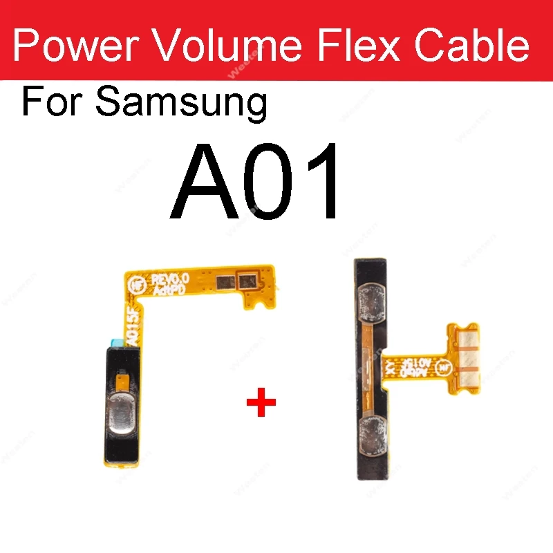 Power Volume Flex Cable For Samsung A21 A31 A41 A51 A71 A21s A01 A01 Core A02 A02s A03 Core A03s A04 A04e A04s image 2