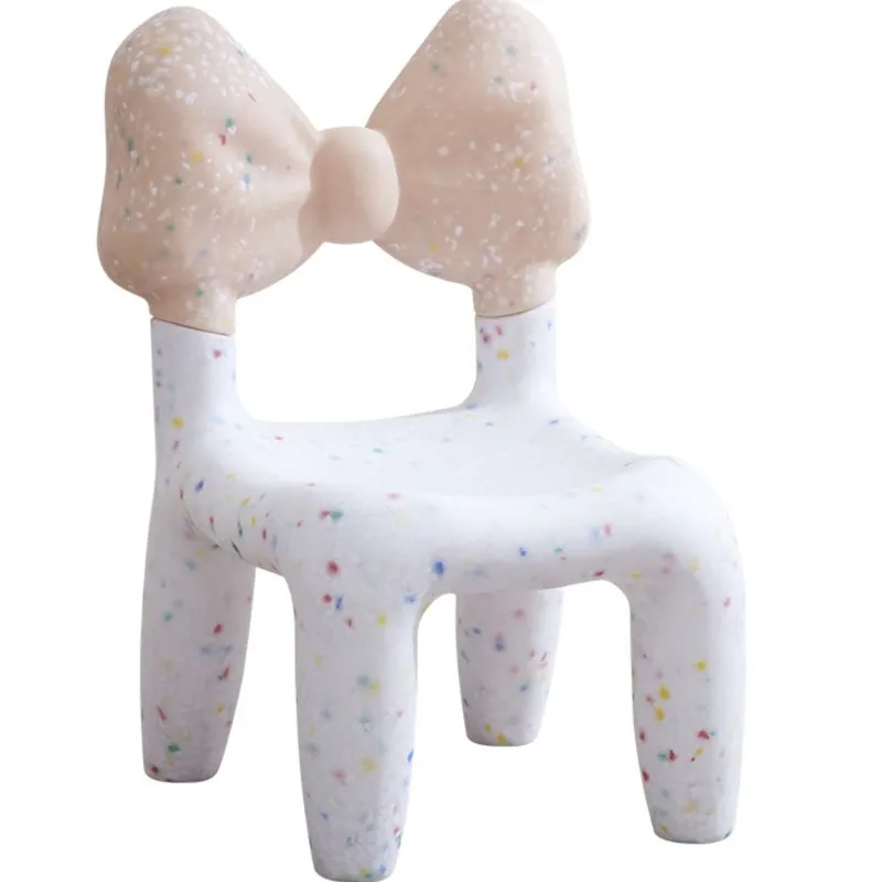 مومو القوس البراز المنزل الإبداعية الكرتون رياض الأطفال التعليم المبكر الأطفال مسند الظهر كرسي التعلم كرسي تغيير الأحذية البراز