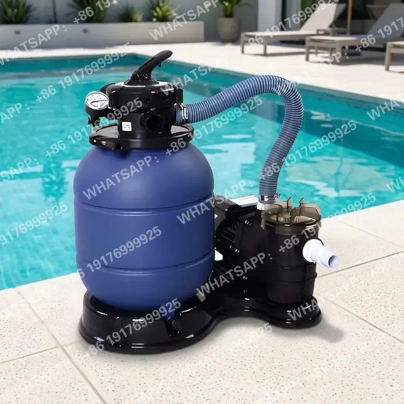 300mm Swimming Pool Sand Filter and Pump Combo System with Multiport Valve for Pool Water Filtration