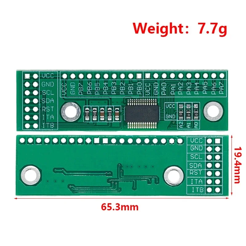 1pcs MCP23017-E/SS I2C IIC Expander Board Module I2C to 16IO IIC Input/Output Expansion Board MCP23017 3.0V-5.5V